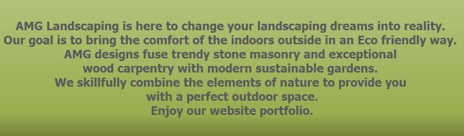 AMG Landscaping; Toronto eco friendly landscape design company